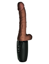 King Cock Plus 7.5 Inch Thrusting Cock with Balls Brown Realistic Dildos